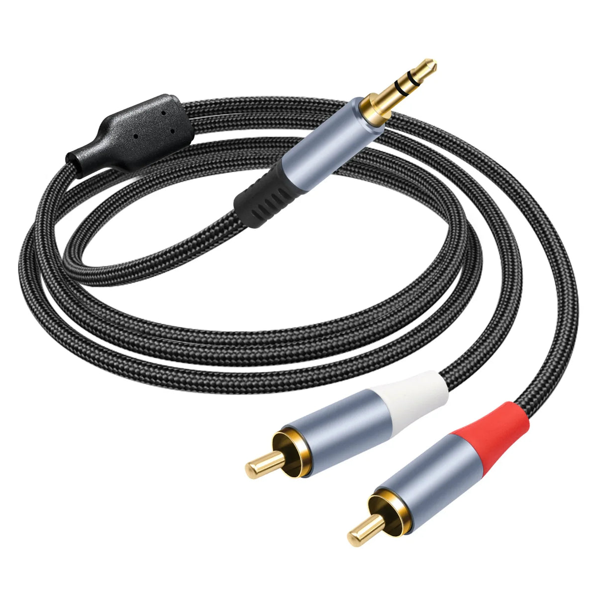 3.5mm to 2-RCA Audio Splitter Cable | AUX to RCA Stereo