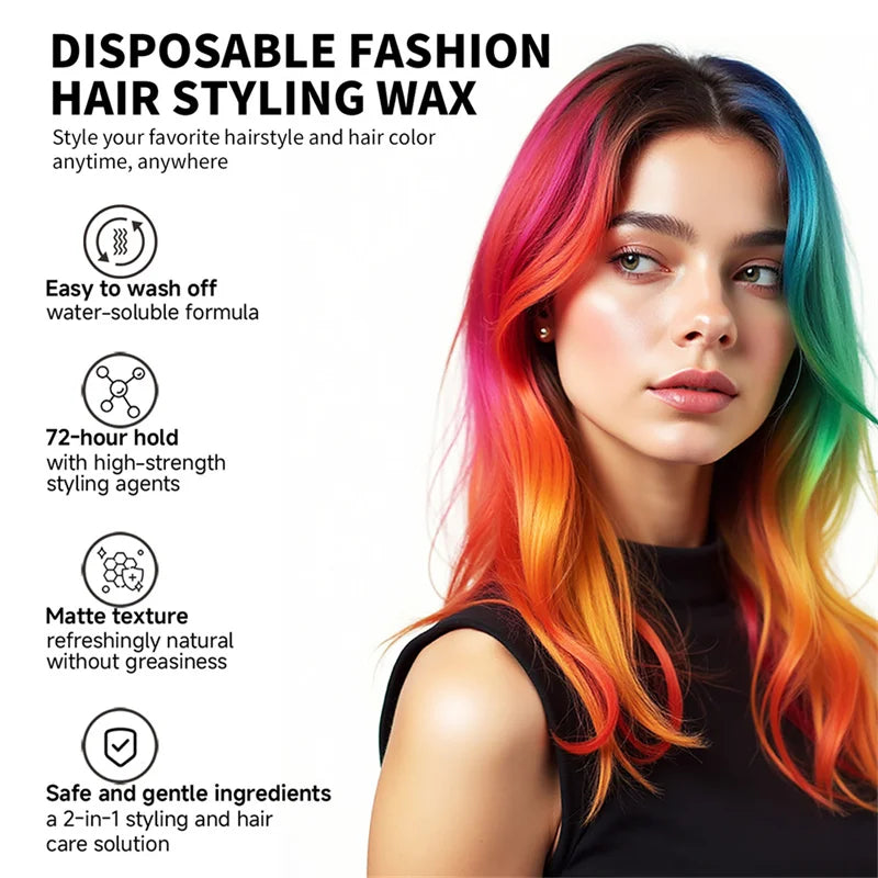 Sevich Hair Colour Wax | 13 Colors Temp Dye for Halloween