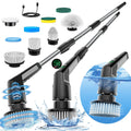 Electric Spin Scrubber – Long Handle Wireless Rotating Brush