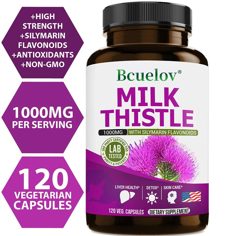 Liver Cleanse & Detox Supplement with Milk Thistle | Taoters
