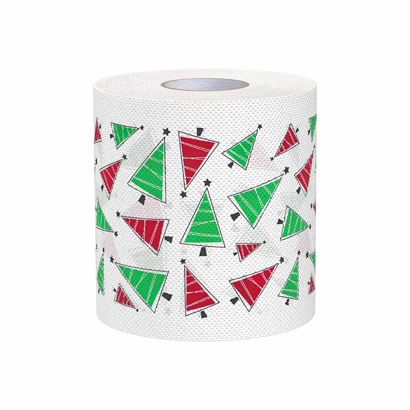 Santa Claus Printed Toilet Paper – Funny Christmas Gag Gift