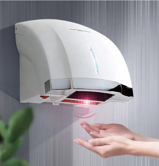 DUTRIEUX 1800W Wall-Mount Touchless Automatic Hand Dryer
