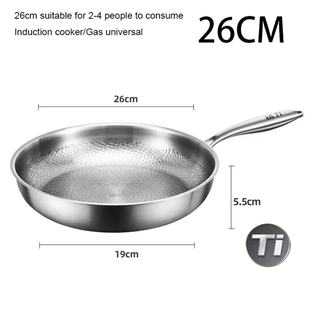 Nixie Pure Titanium Non-Stick Pan – Even Heat, Scratch-Resistant