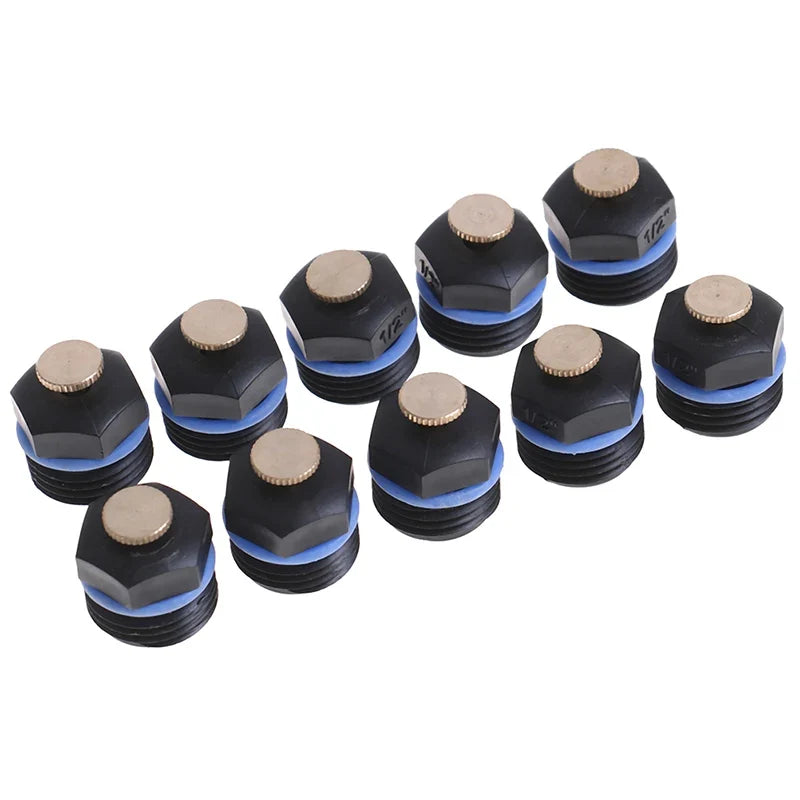 10-Pack 1/2" DN15 Threaded Garden Lawn Sprinkler Heads