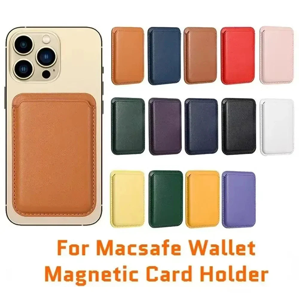 MagSafe Magnetic PU Leather Card Holder for iPhone 17