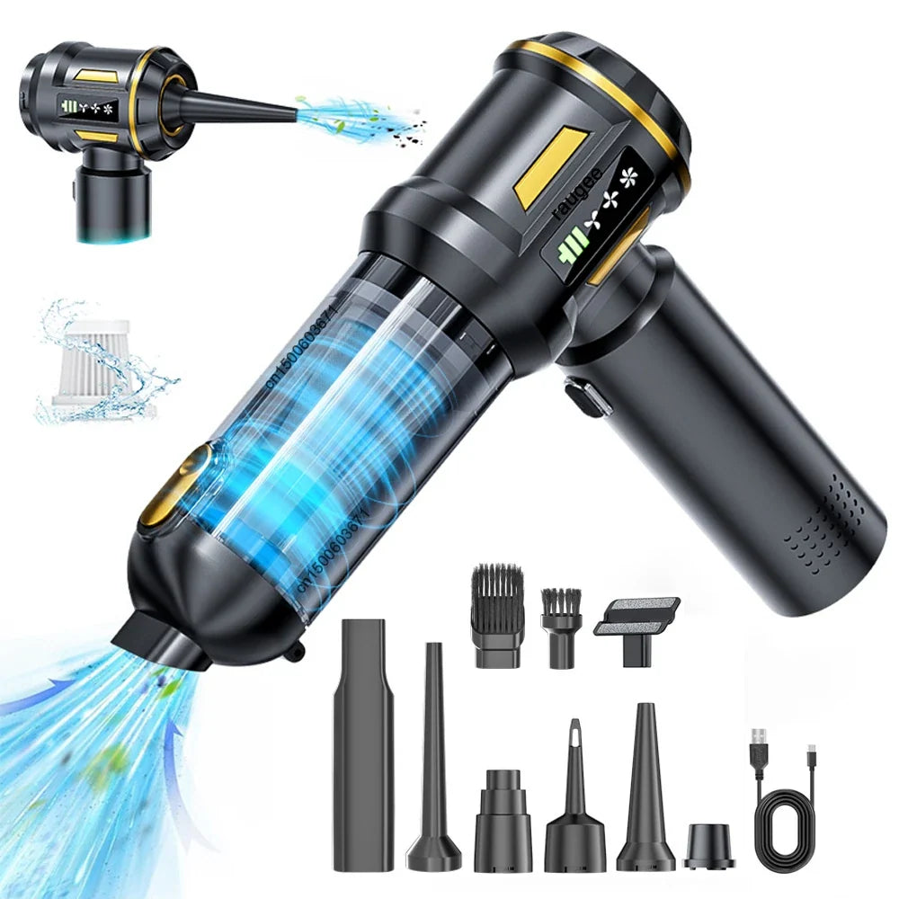 Raugee 16000PA Wireless Handheld Vacuum – Car & Home
