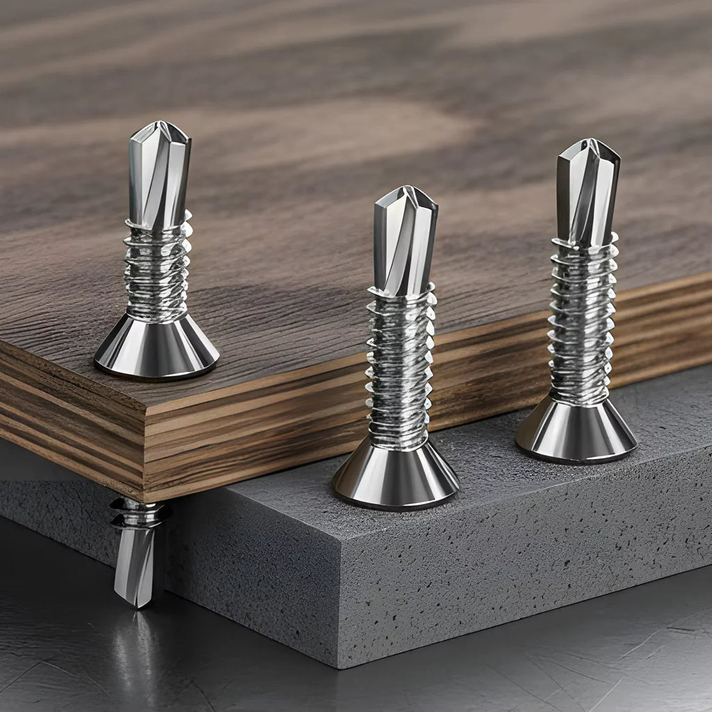 M4.2 Stainless Steel Self-Tapping Screws – 50/200PCS Flat Head