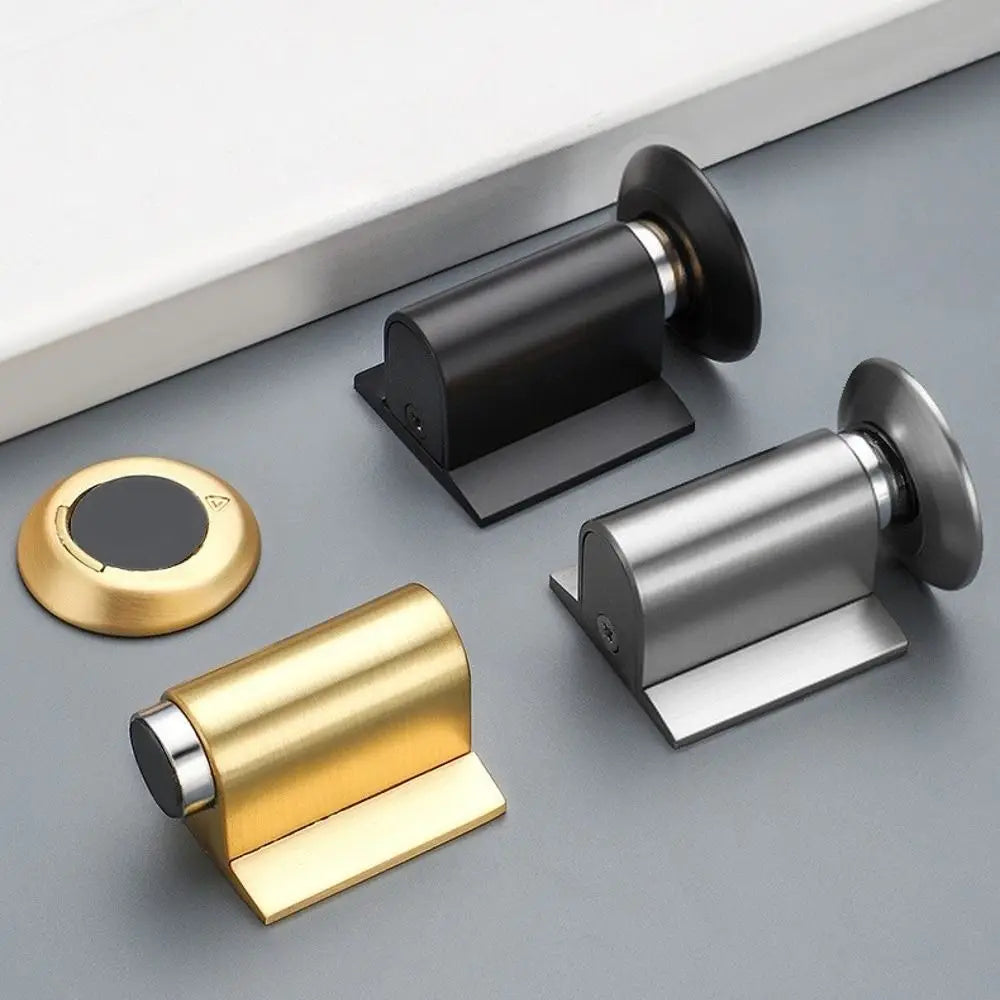 Magnetic Door Stopper – Punch-Free Heavy Duty Floor Mount
