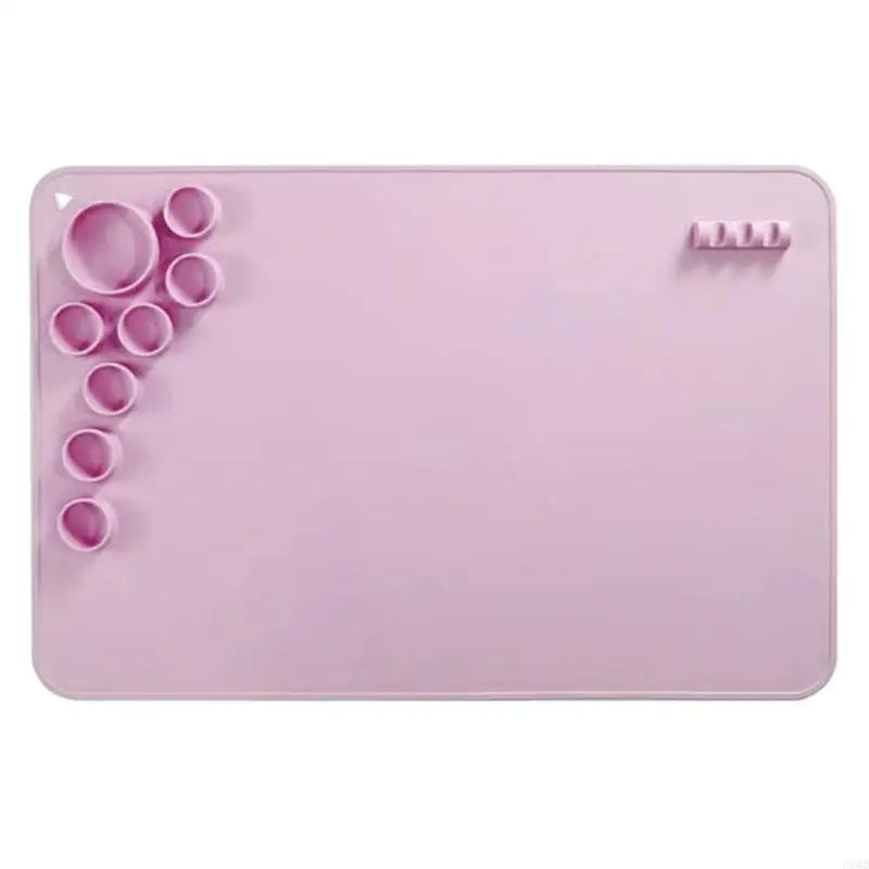 Silicone Art Painting Pad 23.6x15.7" | Palette & Brush Rest