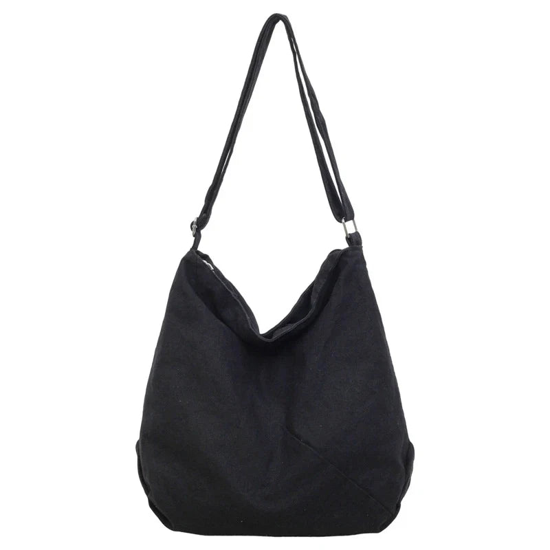 Women's Canvas Crossbody Bag – Large Capacity Shoulder Bag