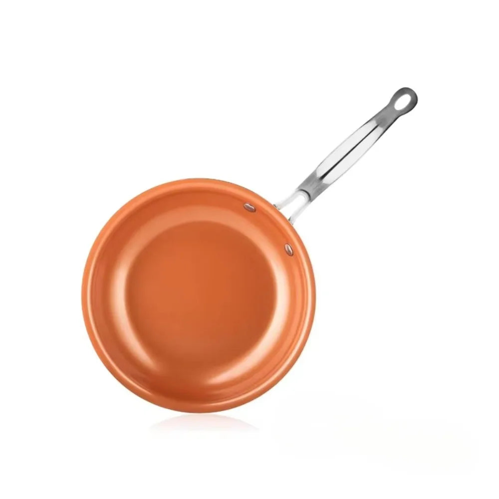 Non-Stick Copper Color Frying Pan | Skillet for Eggs & Steaks