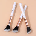 3-Piece Facial Contour & Blush Makeup Brush Set | Korean Style