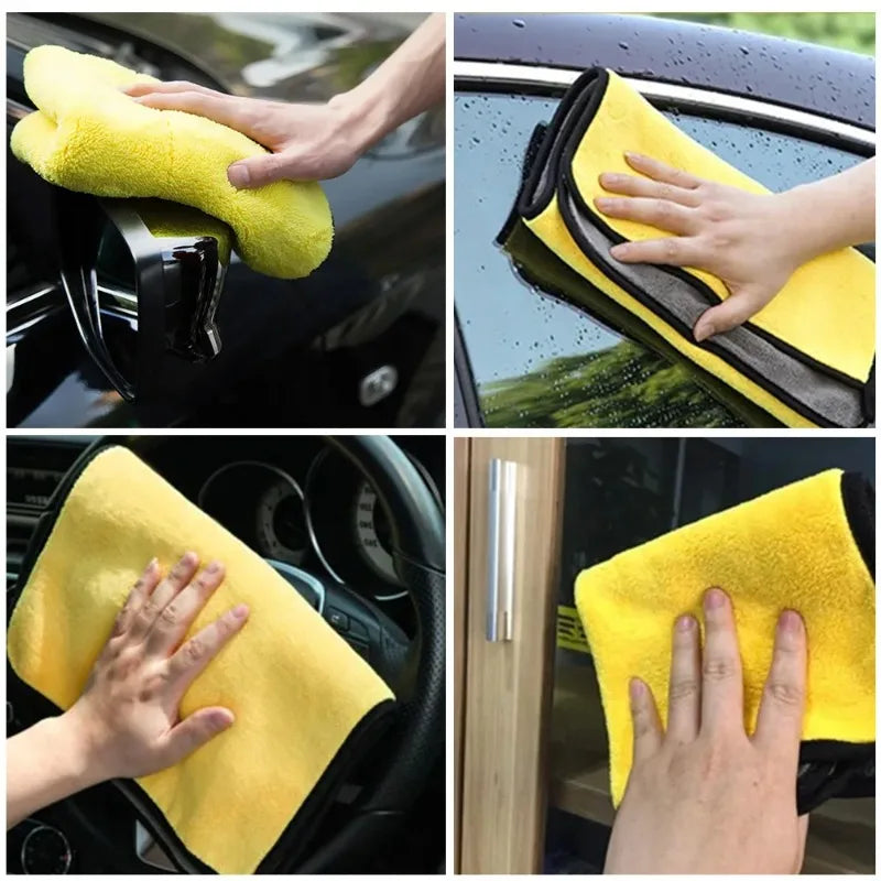 Nixie Microfiber Car Wash Towels – 3-Pack Cleaning Cloths