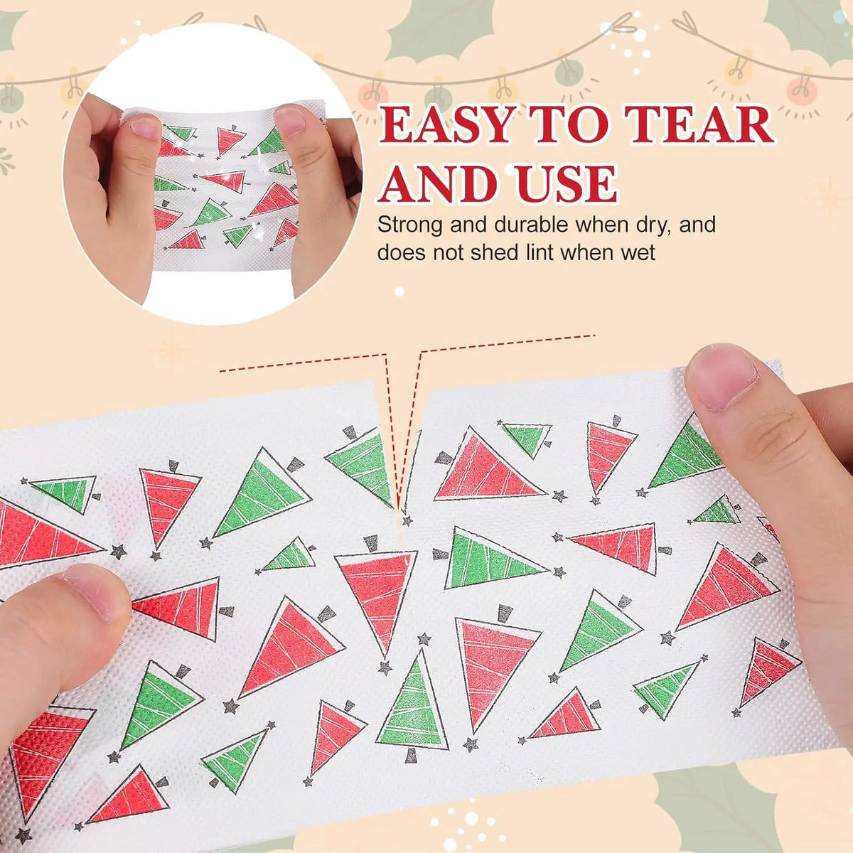 Santa Claus Printed Toilet Paper – Funny Christmas Gag Gift