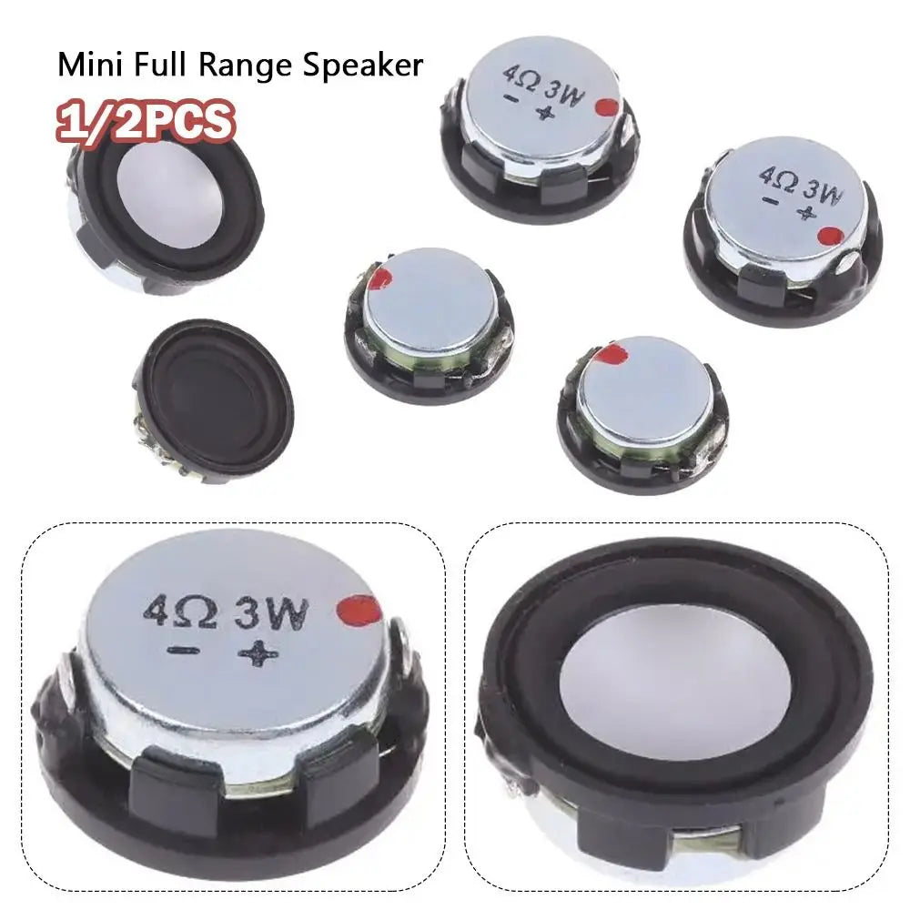 Mini Neodymium Speaker 20/24/28mm 4Ohm 3W Full Range DIY