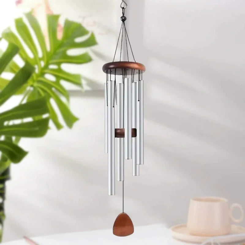 Retro Aluminum Tube Wind Chime – Metal Outdoor Hanging Décor