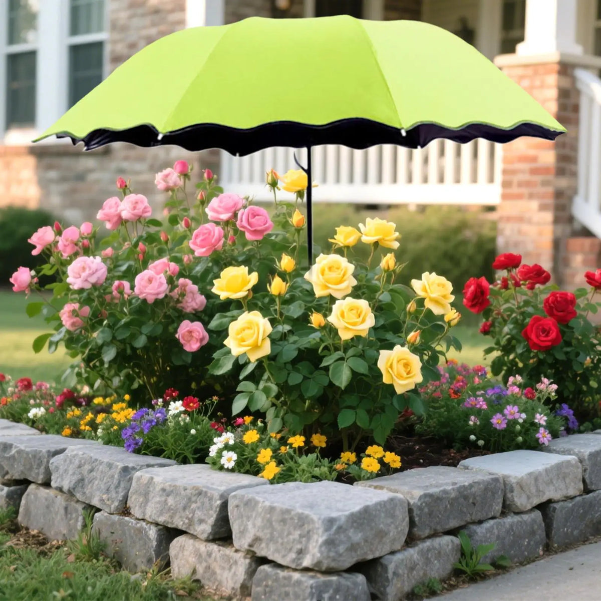 Plant Umbrella Outdoor Garden Parasol – UV Shield for Flowers