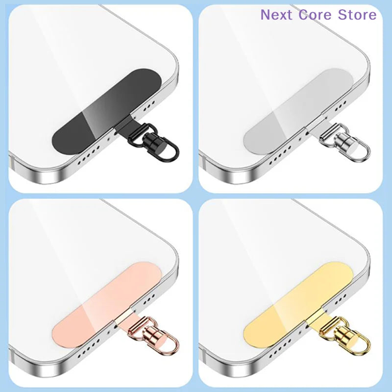 Steel Phone Lanyard Clip Gasket Patch – 360° Metal Strap