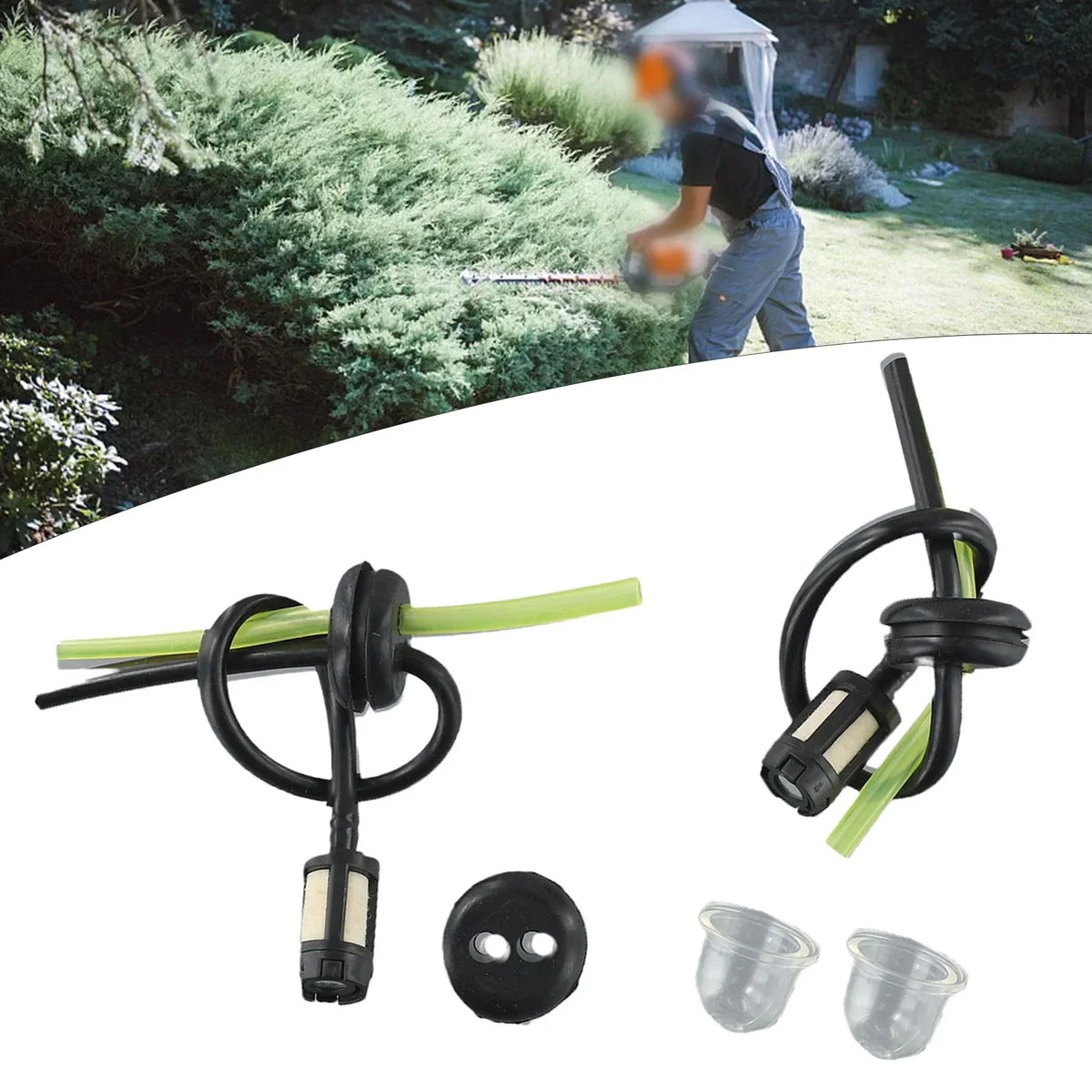 Fuel Hose Filter Primer Bulb Kit – Chainsaw Strimmer Trimmer