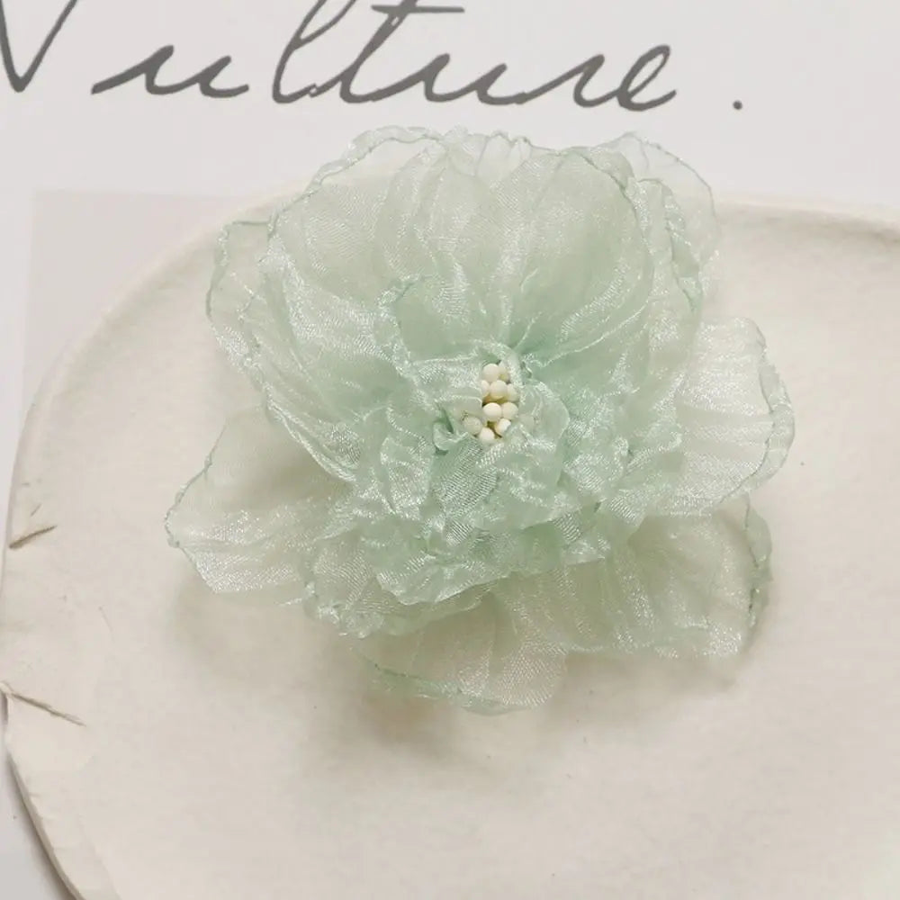 Organza Fabric Flower 75mm – Wedding & DIY Accessories