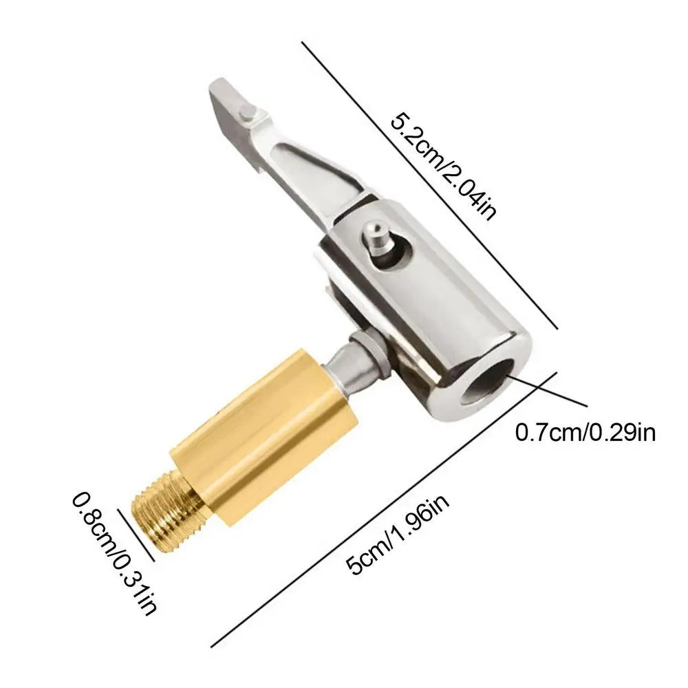 Universal Tire Inflator Air Chuck – Car, Bike & Motorcycle