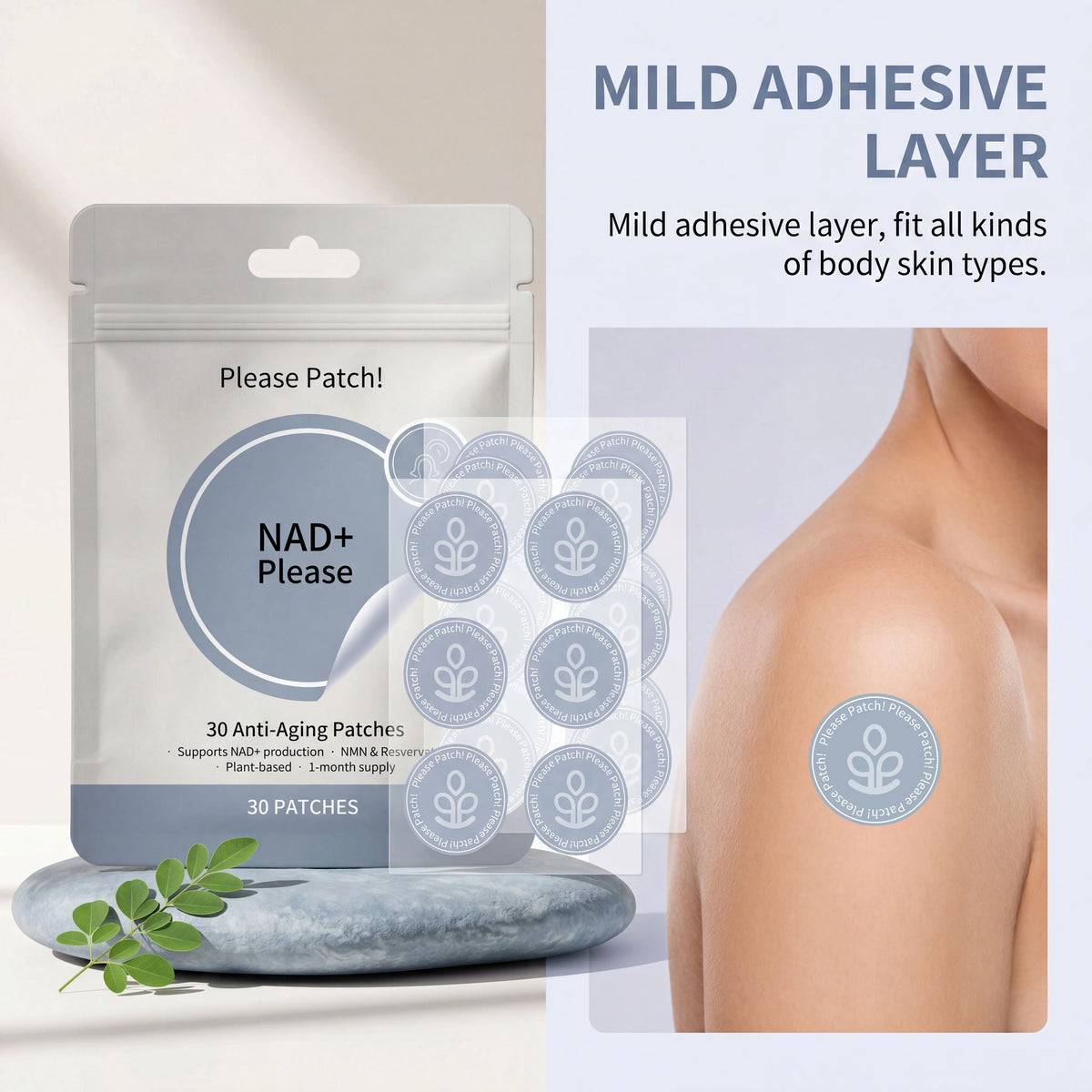 NAD+ Skin Patches – Moisturizing & Nourishing Body Care