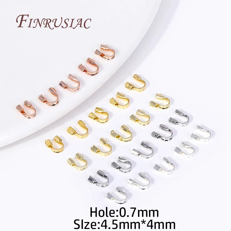 18K/14K Gold Plated Wire Guardian Cord Protectors | DIY Jewelry