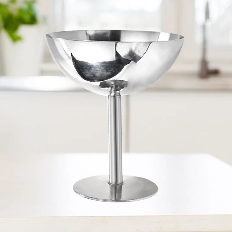 200ml Stainless Steel Ice Cream Cup & Dessert Sorbet Bowl