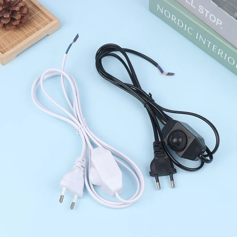 1.8M EU Plug Extension Cord with Dimmer Switch | Table Lamp
