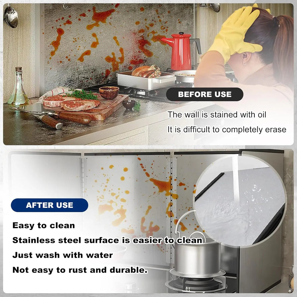 Foldable Stainless Steel Oil Splatter Guard for Frying Pan