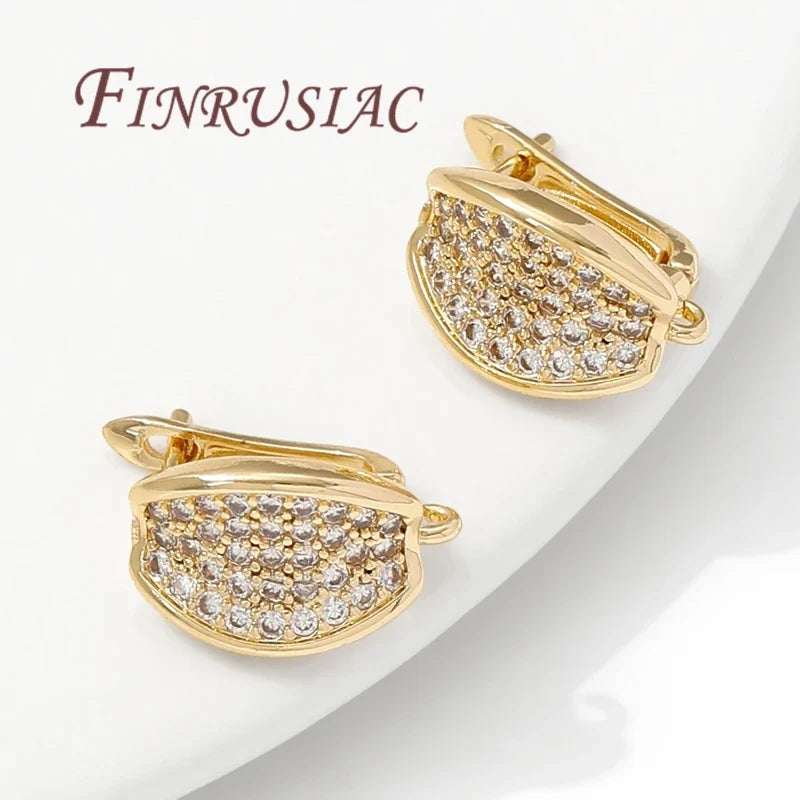 18K Gold Plated Earring Hook Clasps | DIY Jewelry Findings