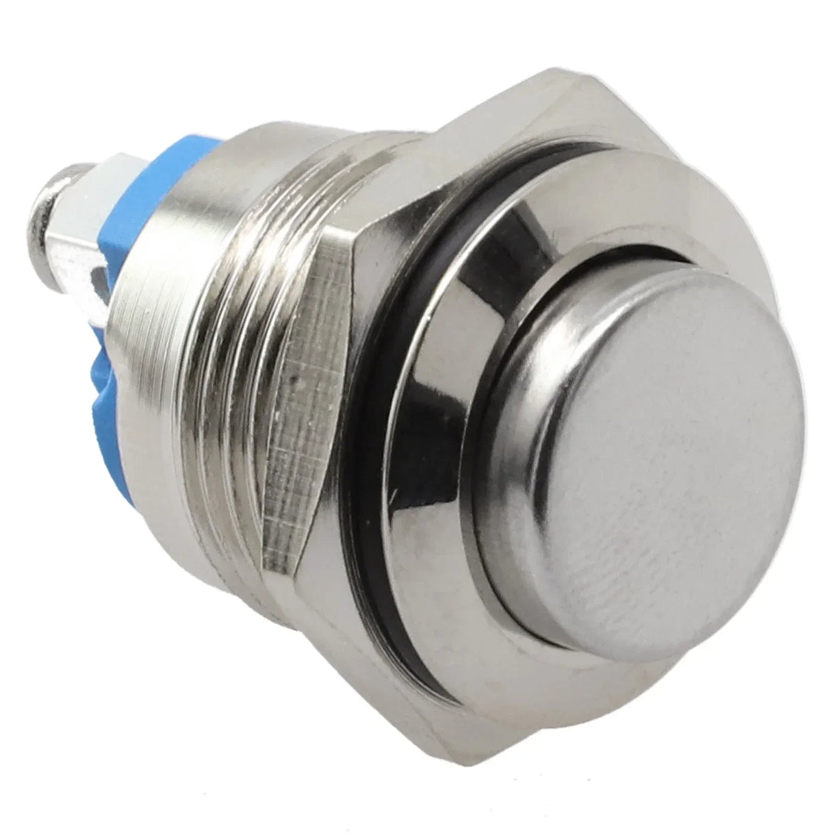 16mm Waterproof Momentary Push Button Switch – 12V Metal