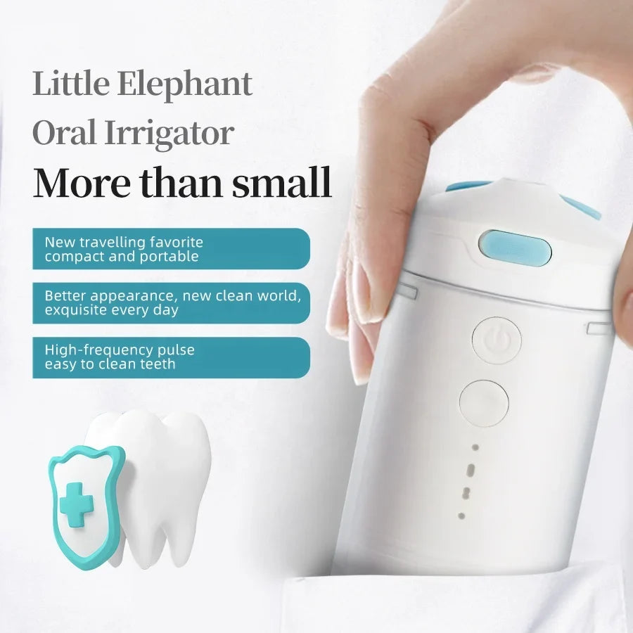 DUTRIEUX IPX7 Portable Water Flosser – Travel Oral Irrigator