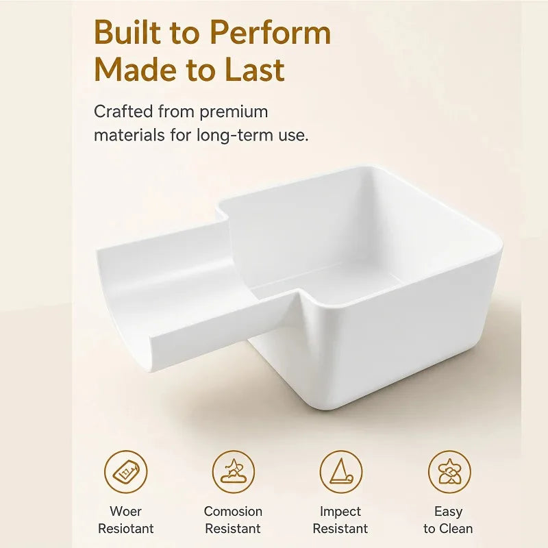 Washing Machine Drain Tray – Overflow Catcher & Storage Shelf