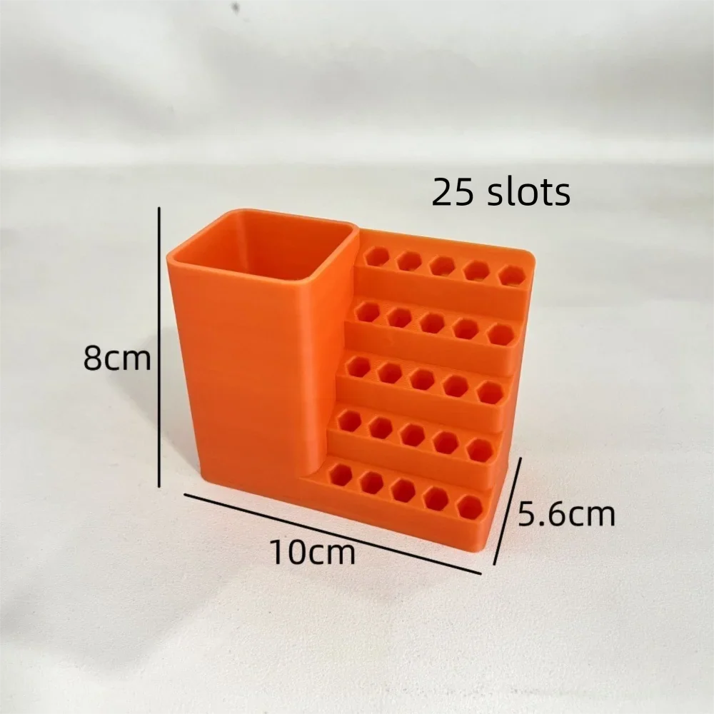 Screwdriver Bit Organizer Rack – 20 to 100 Hole Plastic Holder
