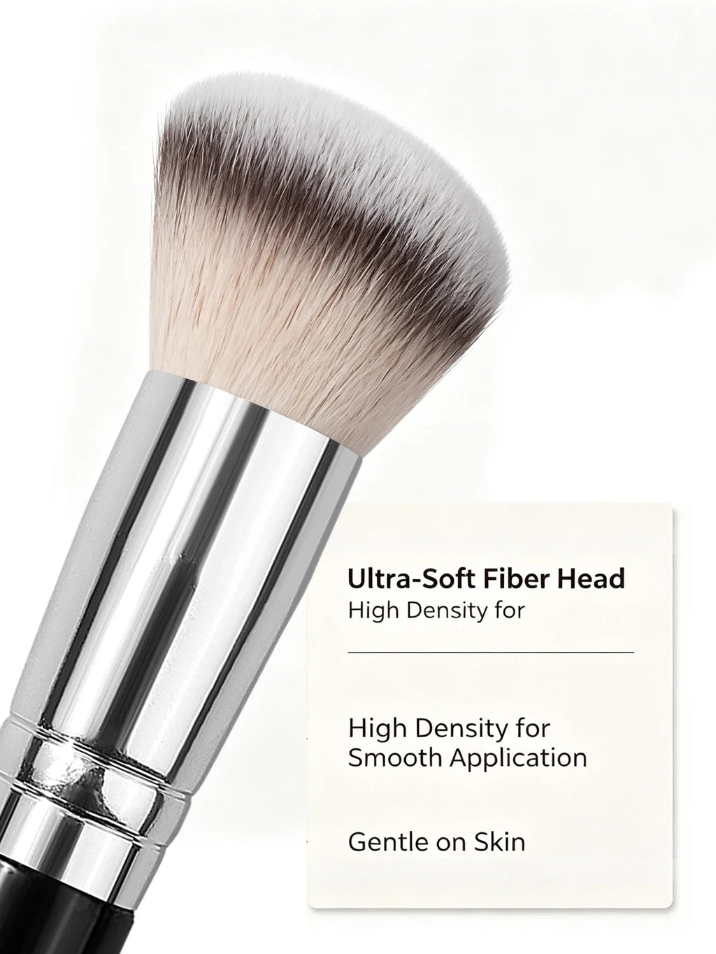 Premium Foundation Concealer & Contour Makeup Brush Set – Black