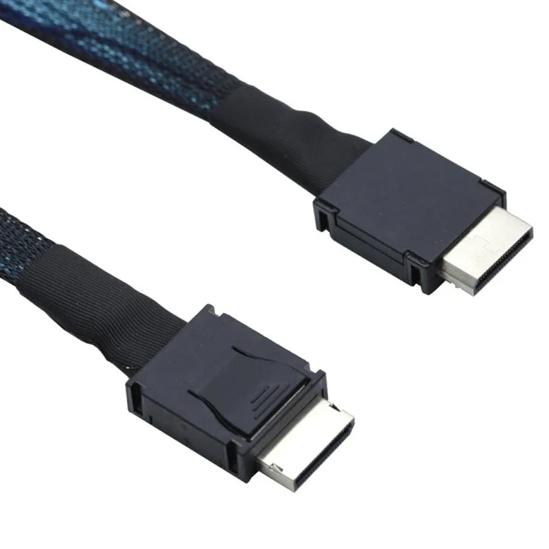 SFF-8611 4i PCIe Data Extension Cable 50cm / 100cm