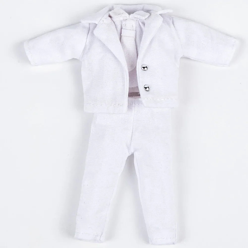 OB11 & 1/12 BJD Doll Clothes Set – Coat, Shirt & Pants