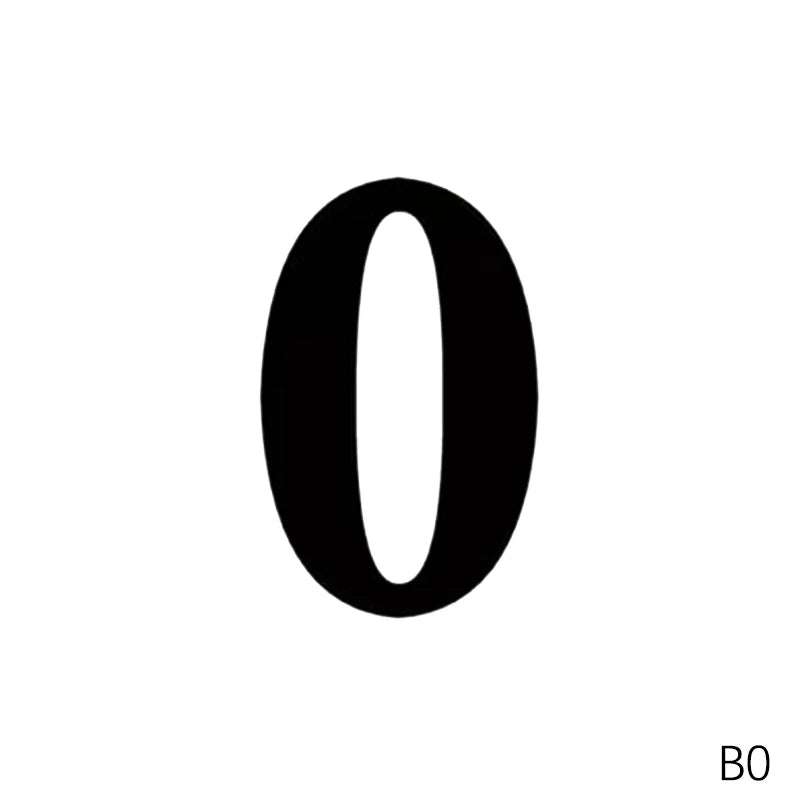 Wheelie Bin Stickers Weatherproof PVC Numbers & Letters Labels