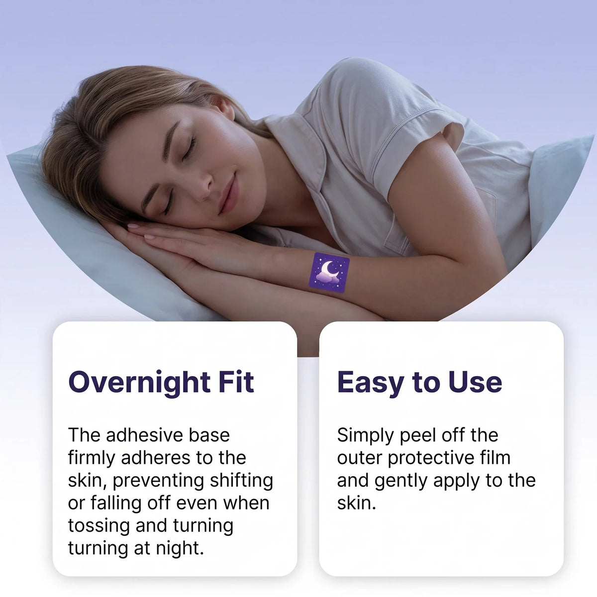 28PCS Lavender Sleep Patches – Overnight Slow-Release Stickers