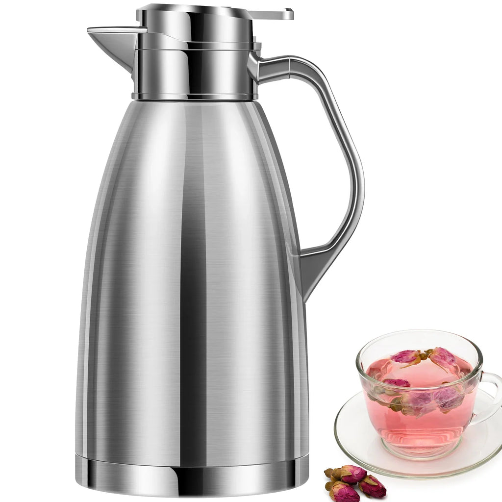 2.3L Vacuum Insulated Thermal Carafe – Stainless Steel Coffee Jug