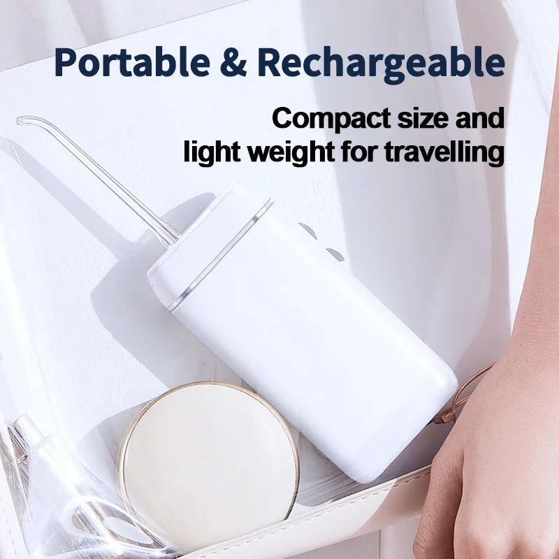 DUTRIEUX Mini Portable Water Flosser – 3 Mode IPX7 Oral Irrigator