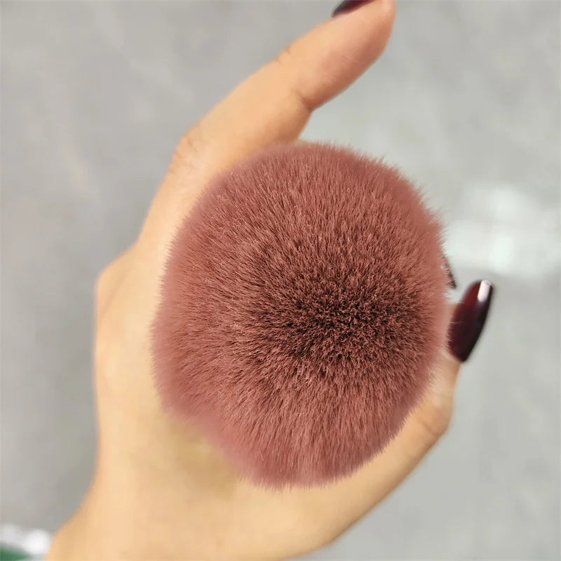 Diamond Handle Mushroom Head Powder & Blush Makeup Brush