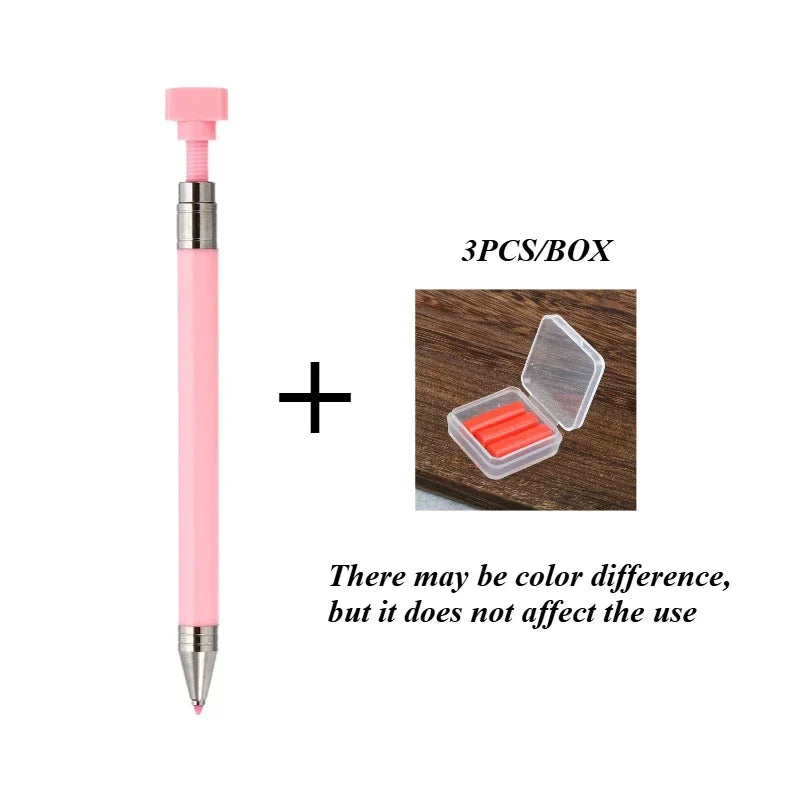 Rhinestone Picker Wax Pen – Refillable Nail Dotting Tool + 3 Refills
