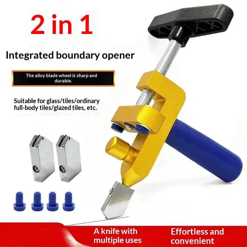 2-in-1 Glass & Ceramic Tile Cutter – Diamond Wheel & Breaker
