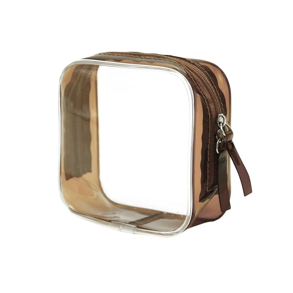 PVC Transparent Cosmetic Bag – Waterproof Travel Toiletry Bag