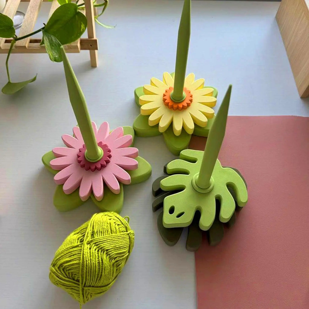 3D Printed Yarn Holder Spinner for Crocheting & Knitting