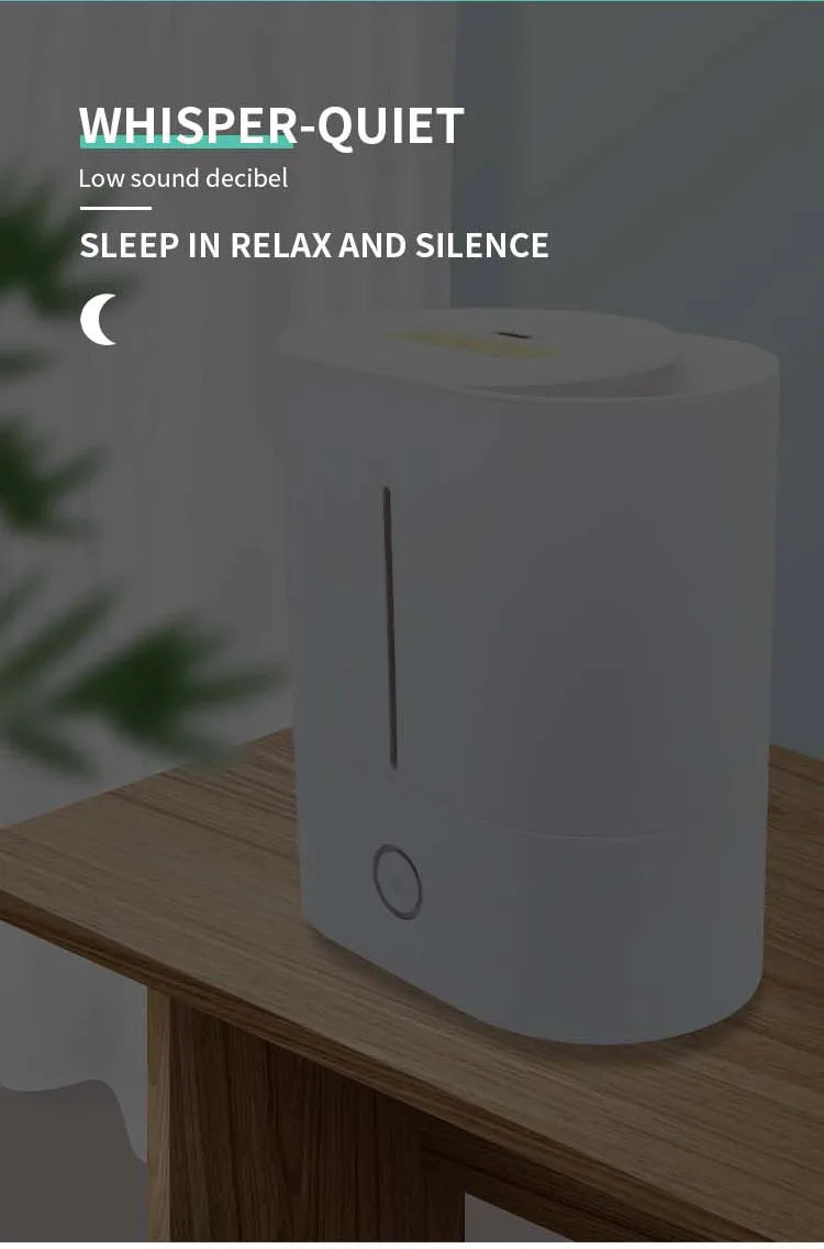 4L Ultrasonic Cool Mist Humidifier | LED & Aromatherapy