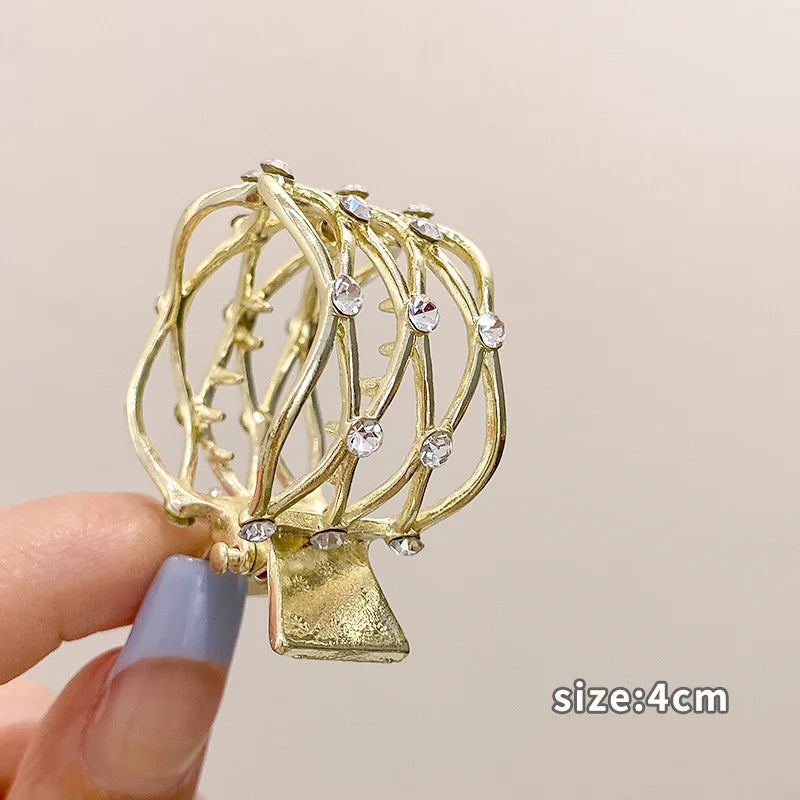 Metal Hair Claw Clip – Korean Ponytail Hairpin for Women