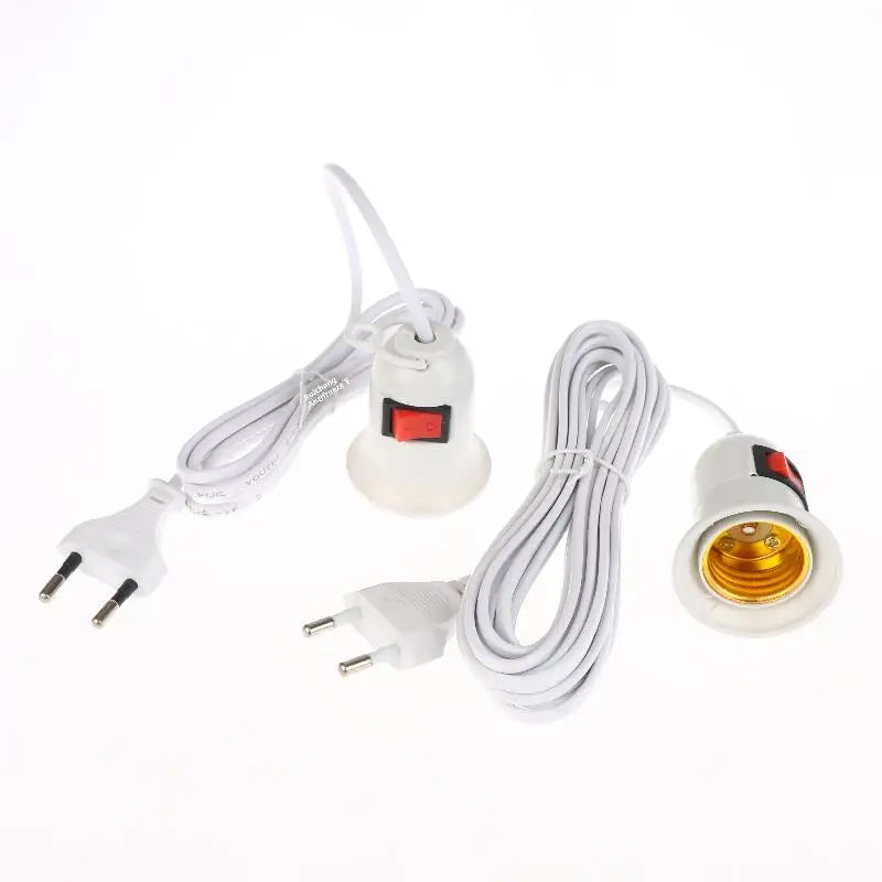 E27 Plant Grow Lamp Holder with On/Off Switch & 3/5M Cord